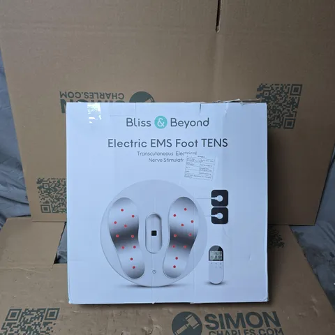 BLISS & BEYOND ELECTRIC EMS FOOT TENS UNIT (TRANSCUTANEOUS ELECTRICAL NERVE STIMULATOR)