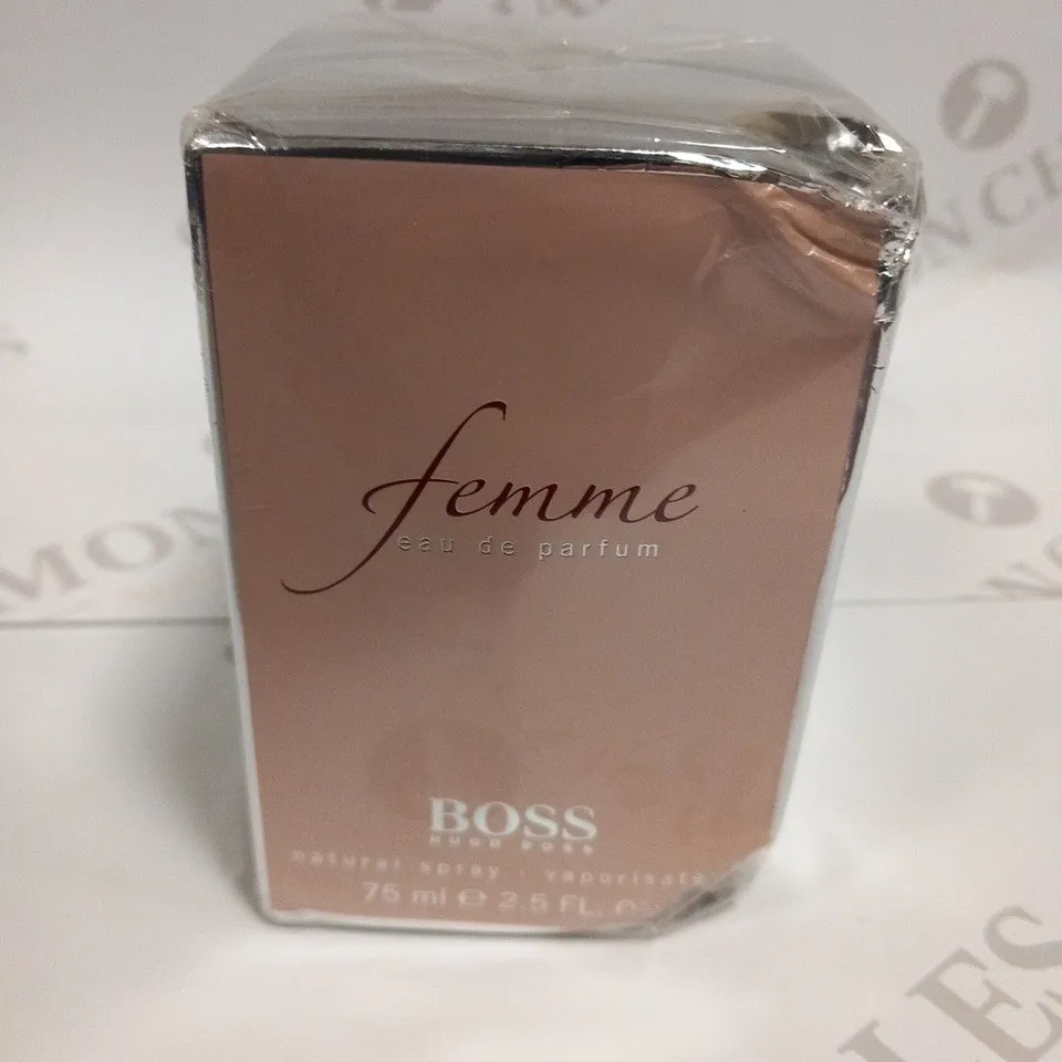 BOXED AND SEALED HUGO BOSS FEMME EAU DE PARFUM 75ML