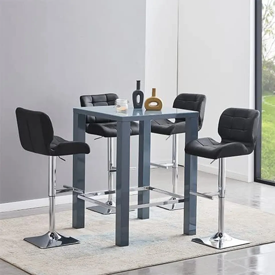 BOXED JAM BAR TABLE - BLACK (2 BOXES)