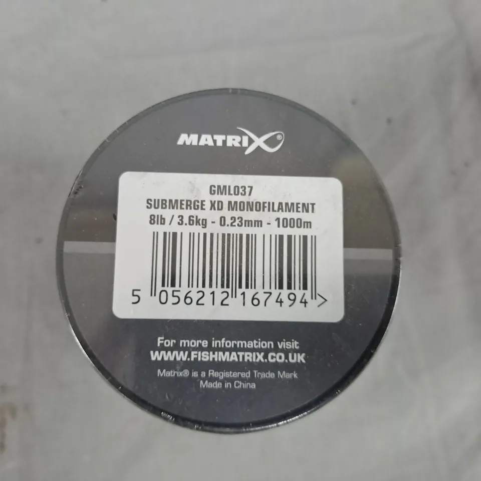 MATRIX SUBMERGE XD MONOFILAMENT FISHING LINE – 0.23MM, 8LB (3.6KG), 1000M