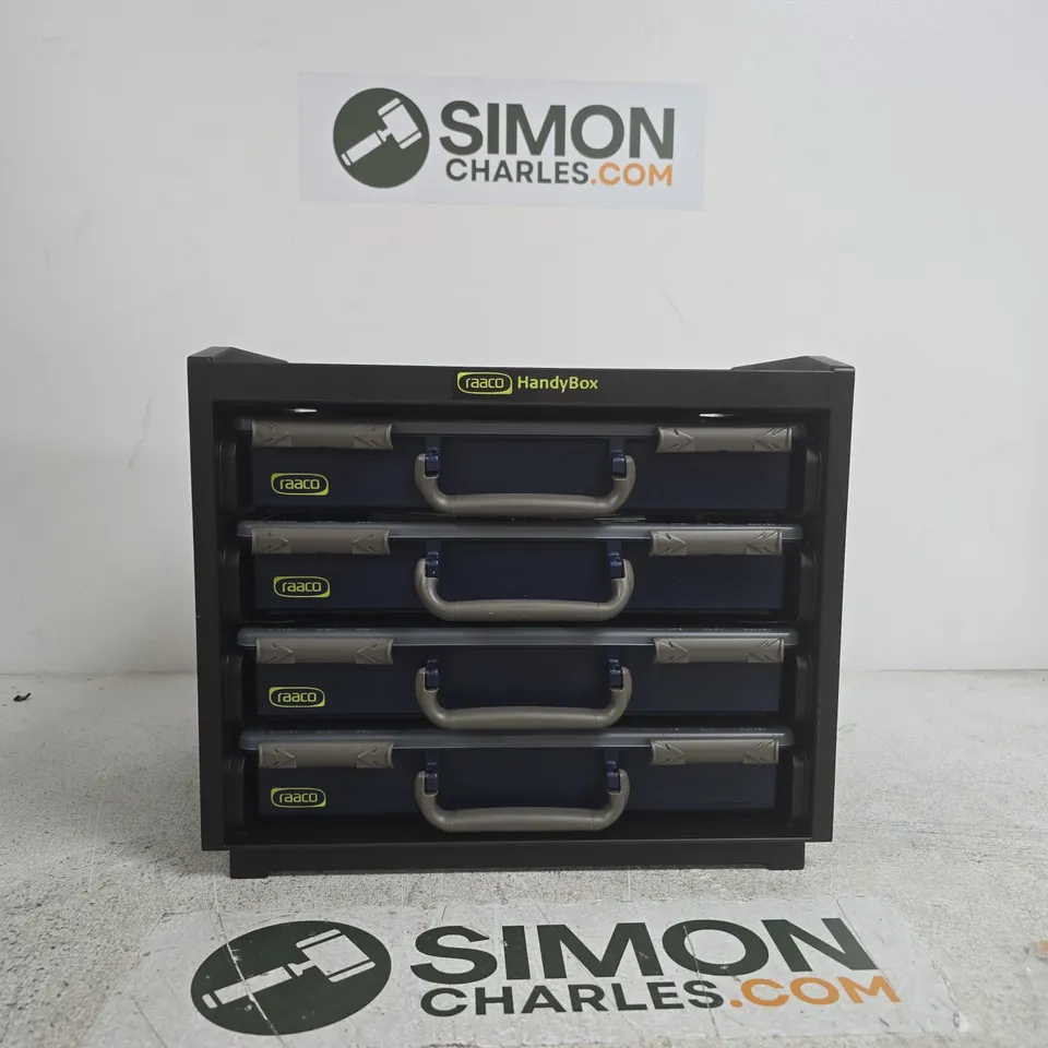 RAACO HANDYBOX 4-DRAWER TOOL ORGANIZER