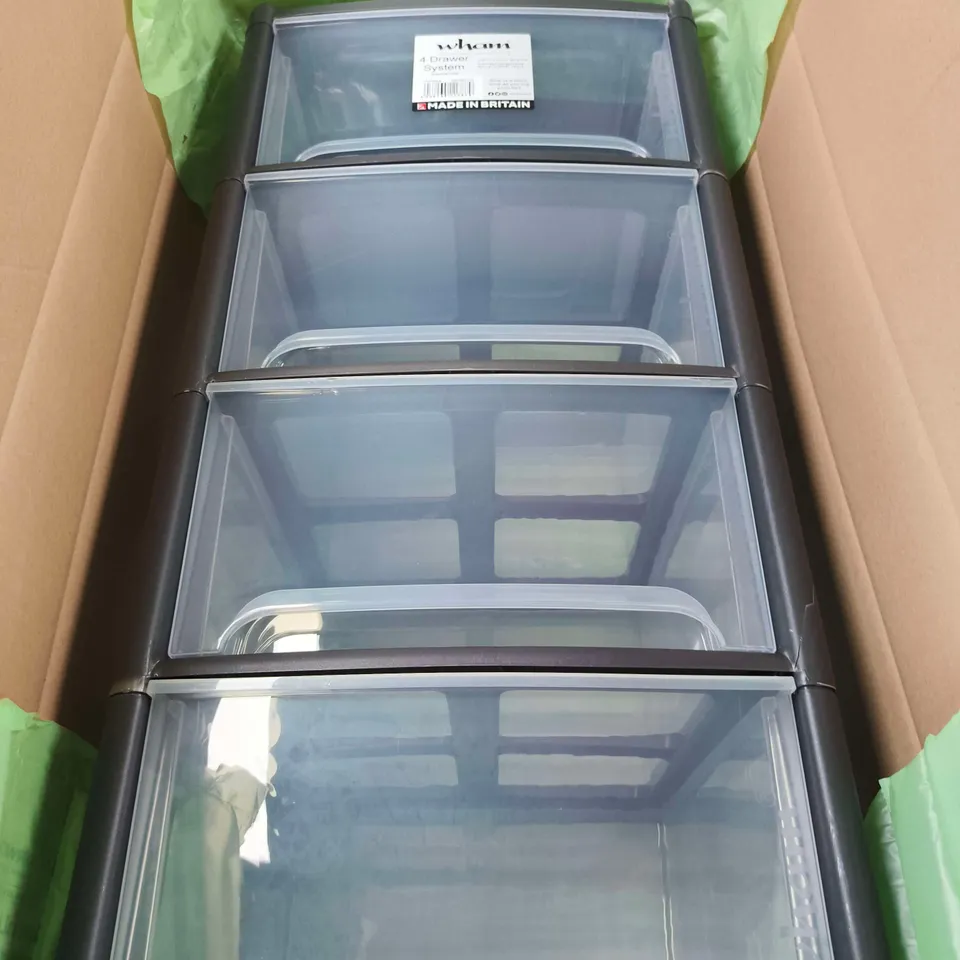 WHAM DEEP 4-DRAWER STORAGE UNIT