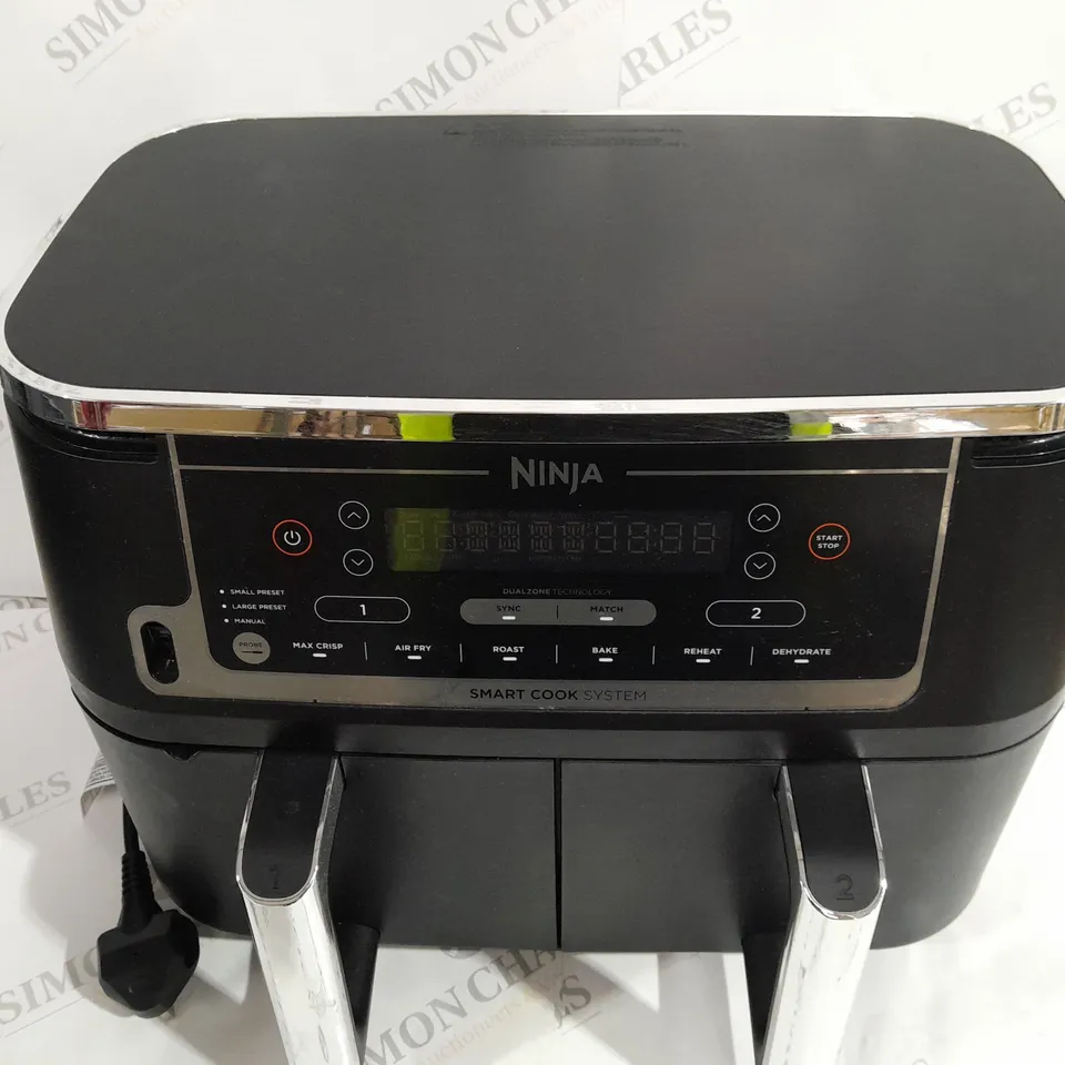 BOXED NINJA FOODI MAX 9.5L DUAL ZONE AIRFRYER AF451UK