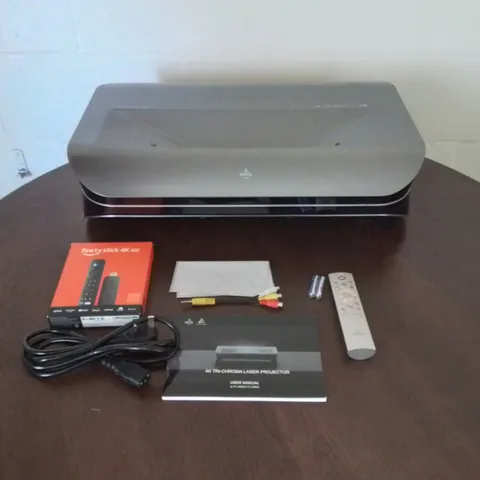 BOXED AWOL VISION LTV-2500 4K UHD ULTRA SHORT THROW TRIPLE LASER PROJECTOR WITH DOLBY VISION & ATMOS