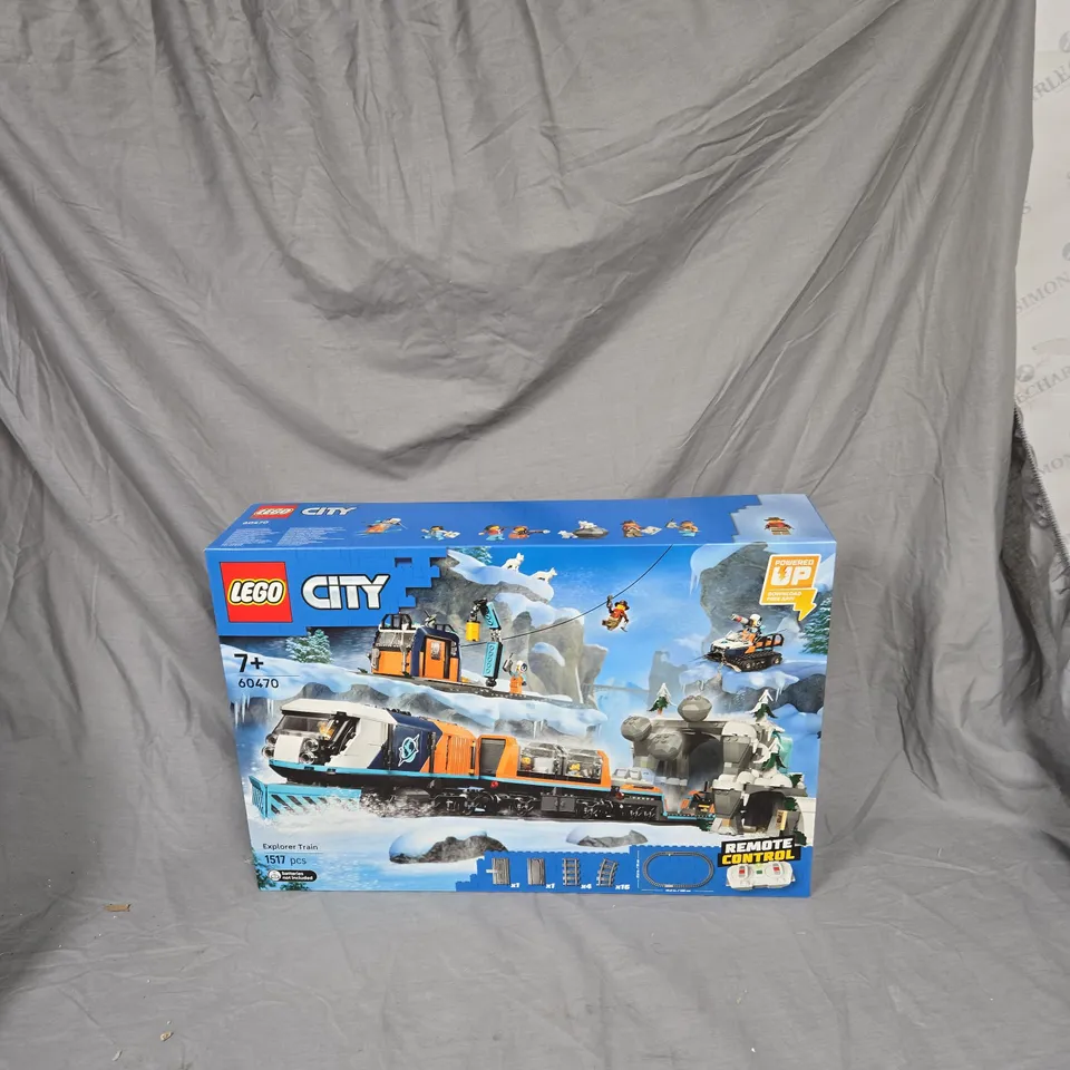 LEGO CITY EXPLORER TRAIN WITH REMOTE CONTROL – BOXED (60470) 