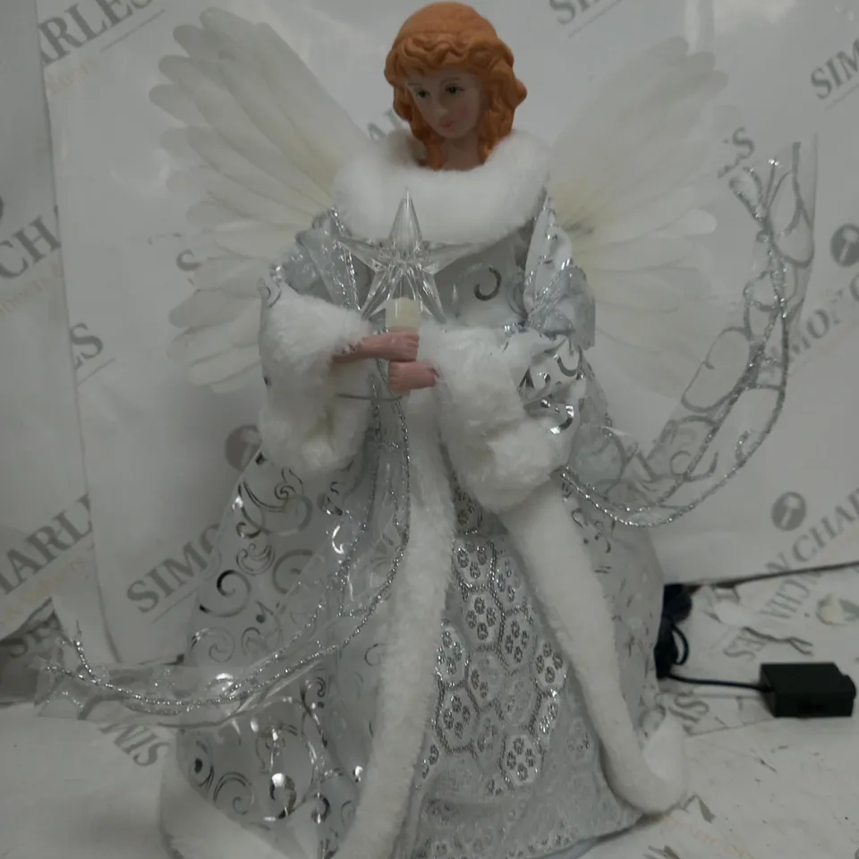 BOXED MR CHRISTMAS FIBER OPTIC ANIMATED ANGEL