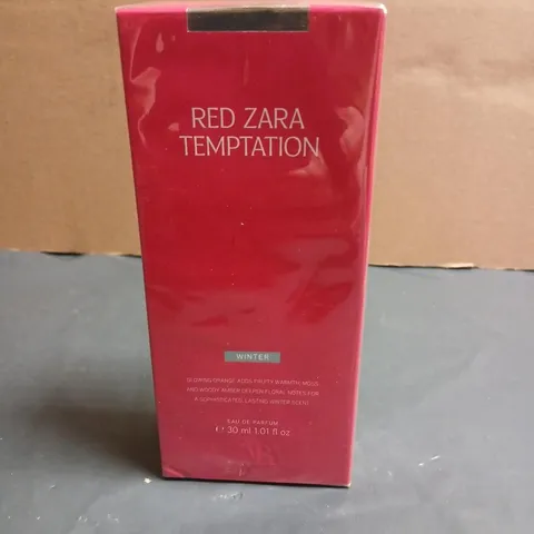BOXED AND SEALED RED ZARA TEMPTATION WINTER EAU DE PARFUM 30ML