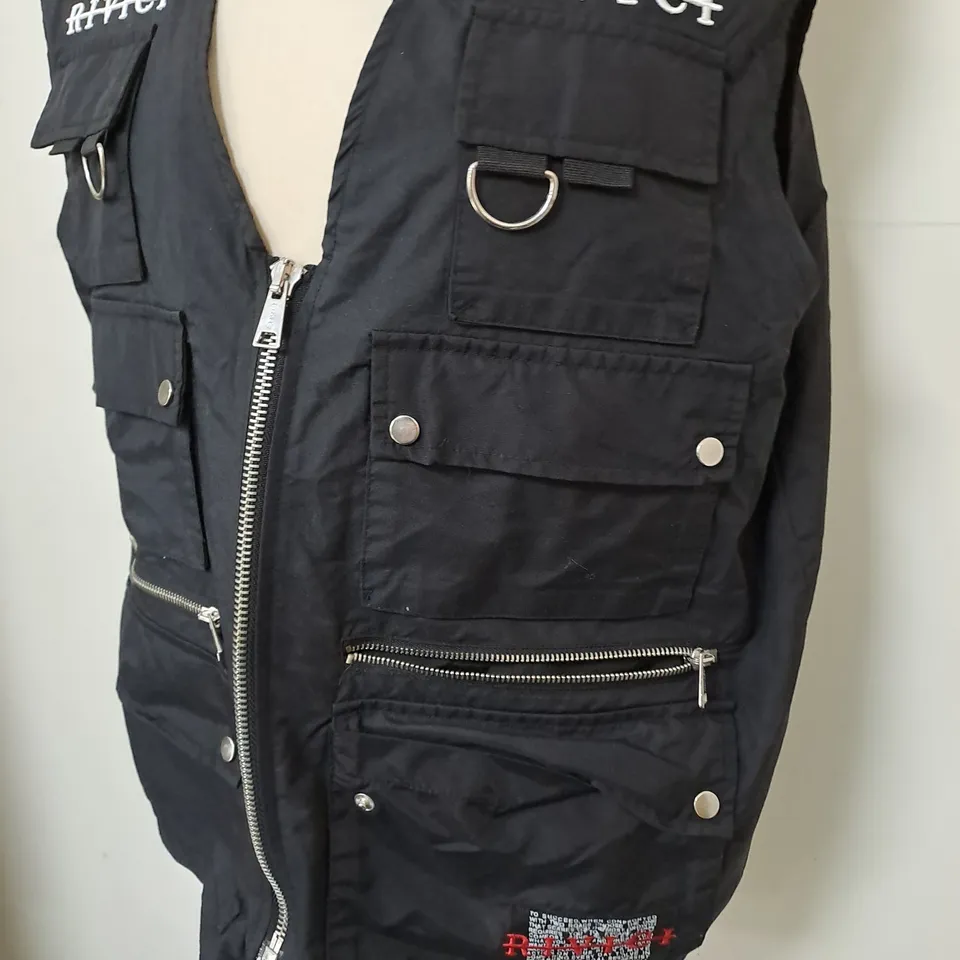 RIVICI ZIPPED GILET SIZE M