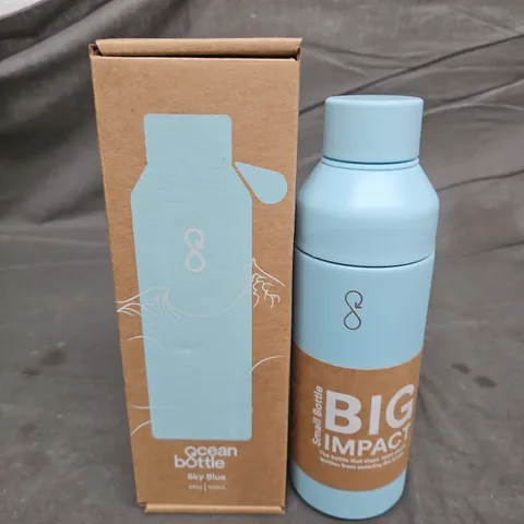 BOXED OCEAN BOTTLE SKY BLUE WATER BOTTLE 