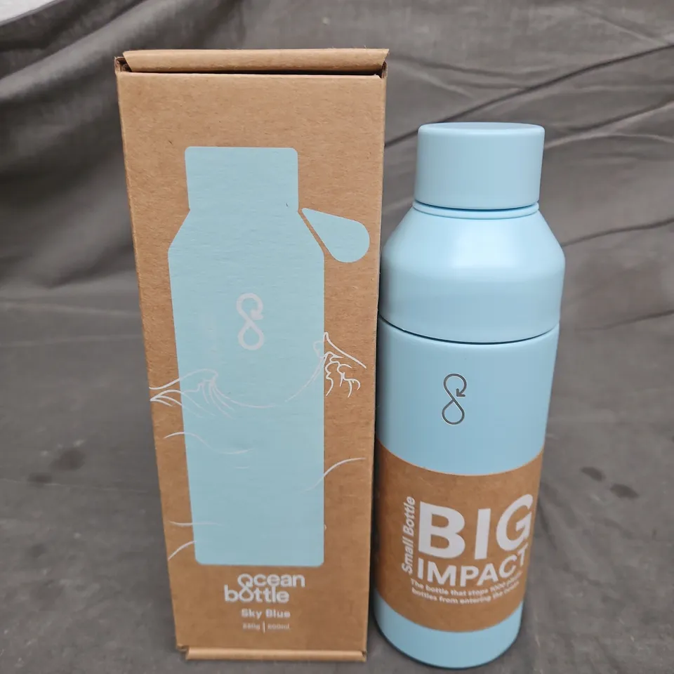 BOXED OCEAN BOTTLE SKY BLUE WATER BOTTLE 