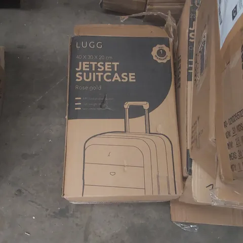 BOXED LUGG TRAVEL SUITCASE