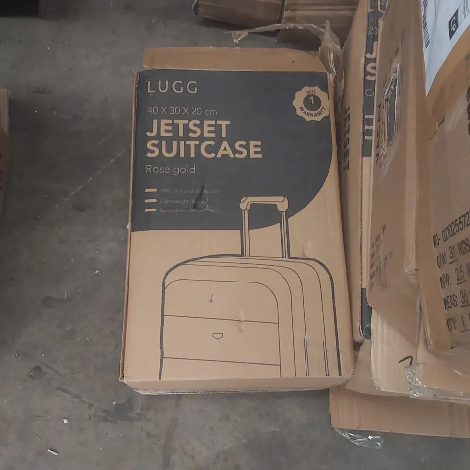 BOXED LUGG TRAVEL SUITCASE