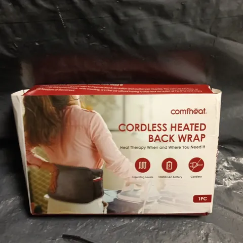 COMFHEAT CORDLESS HEATED BACK WRAP – HEAT THERAPY