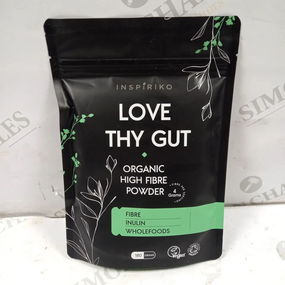 INSPIRIKO LOVE THY GUT ORGANIC HIGH FIBRE POWDER - 180G
