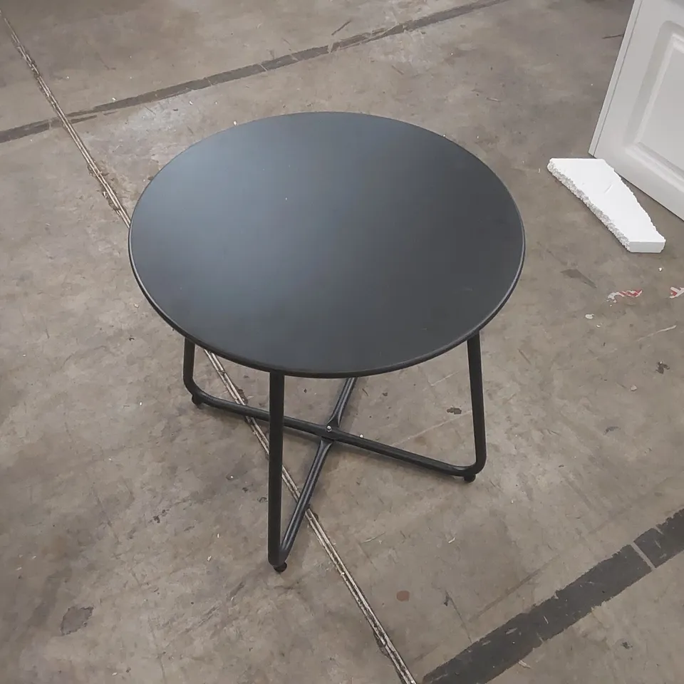 DESIGNER METAL SIDE TABLE