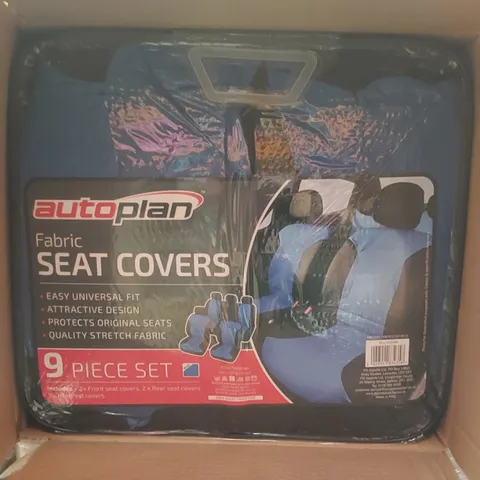 PALLET CONTAINING APPROXIMATELY 160x UNIVERSAL FABRIC CAR SEAT COVERS - VARIOUS COLOURS