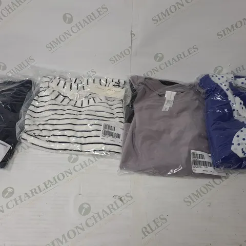 BOX OF APPROX 25 ASSORTED CLOTHING ITEMS TO INCLUDE - WYNNE LAYERS - NINA LEONARD - FRANK USHER ECT