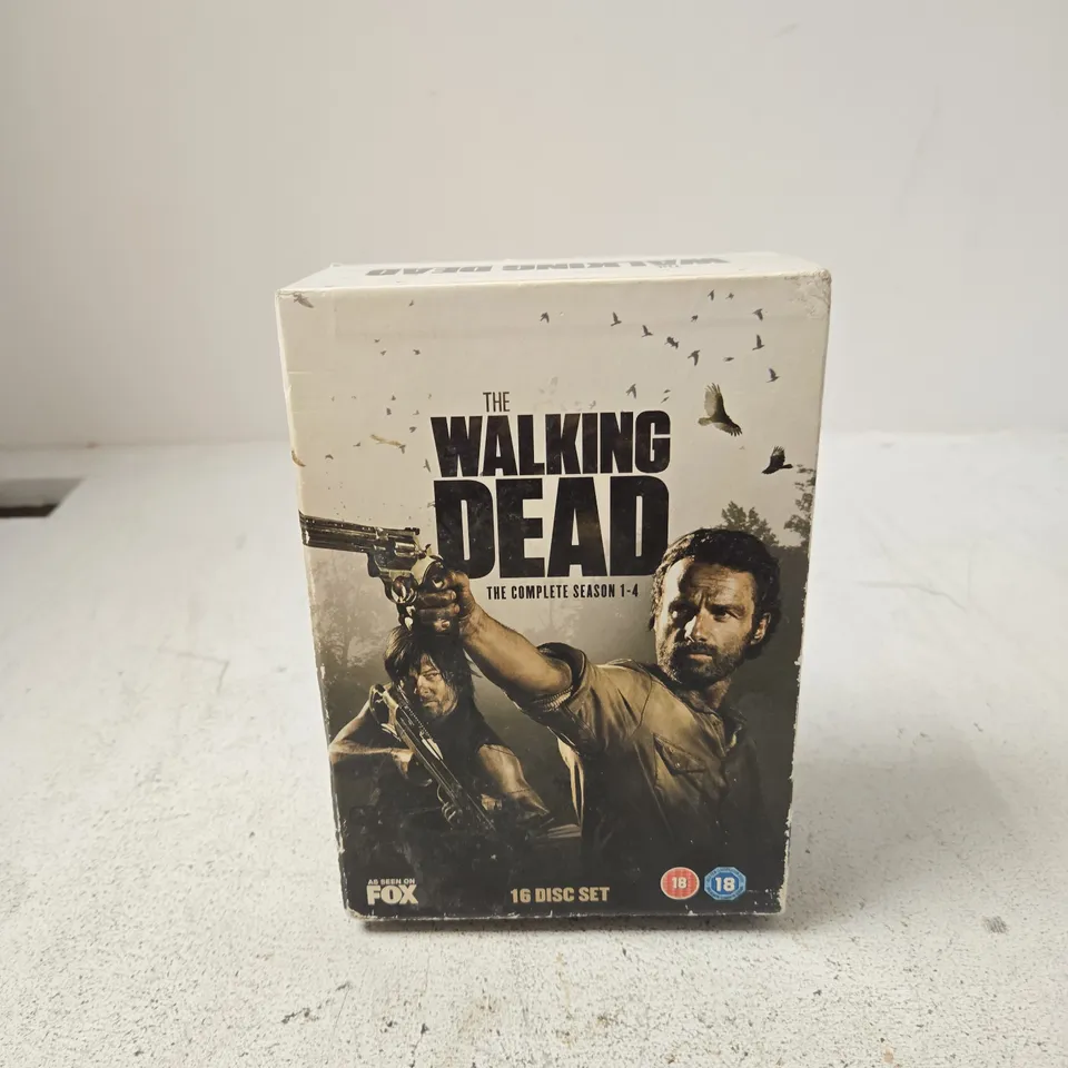 THE WALKING DEAD: THE COMPLETE SEASON 1-4 DVD BOX SET - NOT COMPLETE SET 