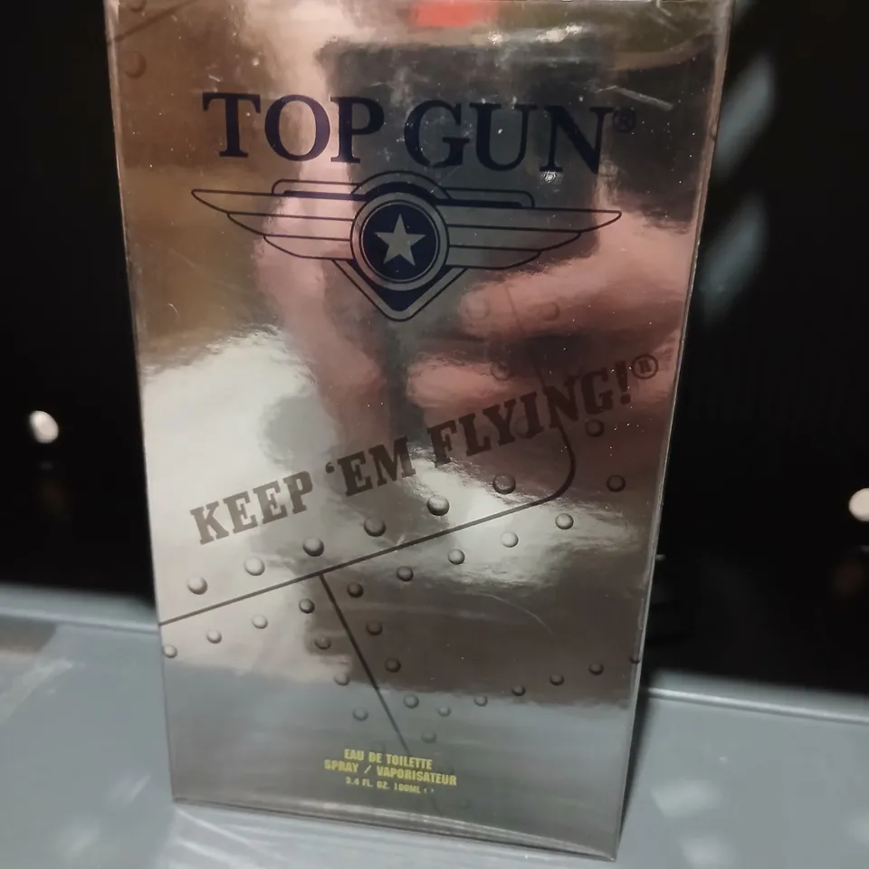 TOP GUN EAU DE TOILETTE SPRAY – 100ML (3.4FL OZ) – BOXED