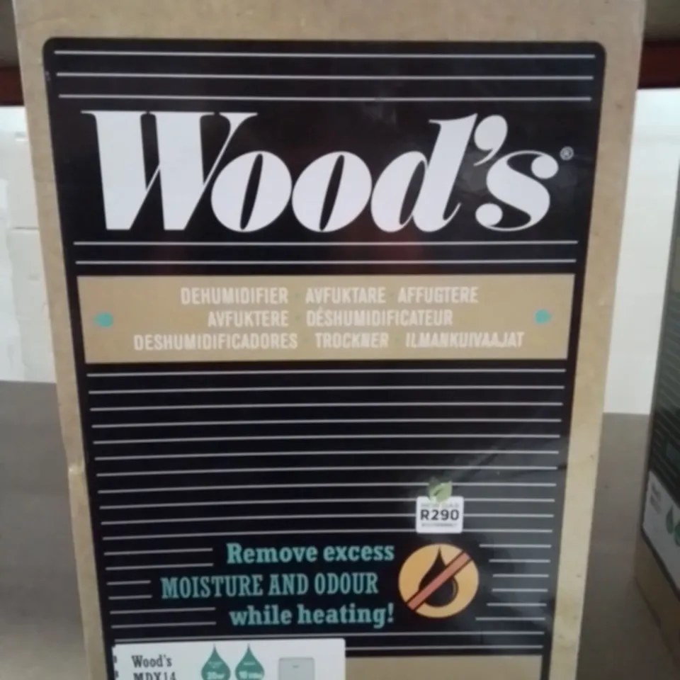 BOXED WOODS 10Litre DEHUMIDIFIER Model MDX14