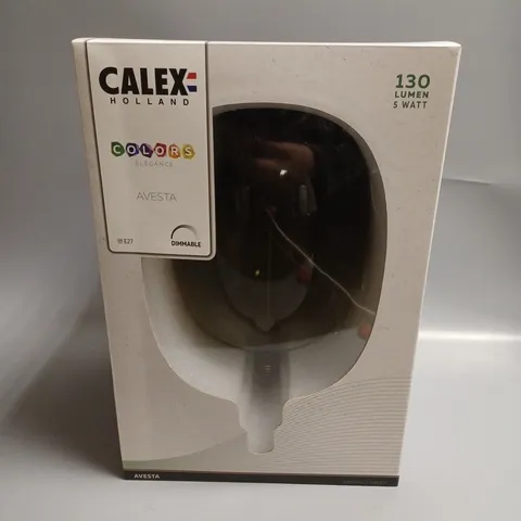 BOXED CALEX HOLLAND AVESTA 130 LUMEN 5 WATT DECORATIVE GREEN AND BLUE BULB