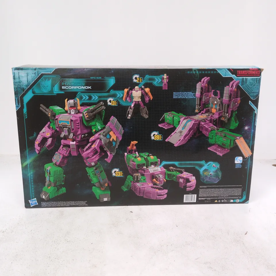 TRANSFORMERS SCORPONOK EARTHRISE WAR FOR CYBERTRON TRILOGY 