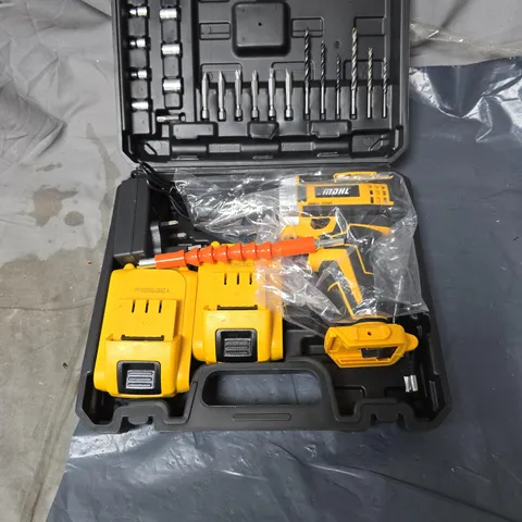 MDHL POWER TOOL WITH ACCESSORIES IN BLACK CASE