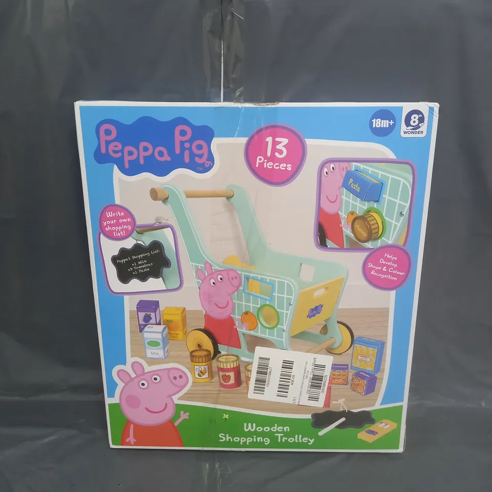 PEPPA PIG SHAPE SORTING SUPER MARKET TROLLEY