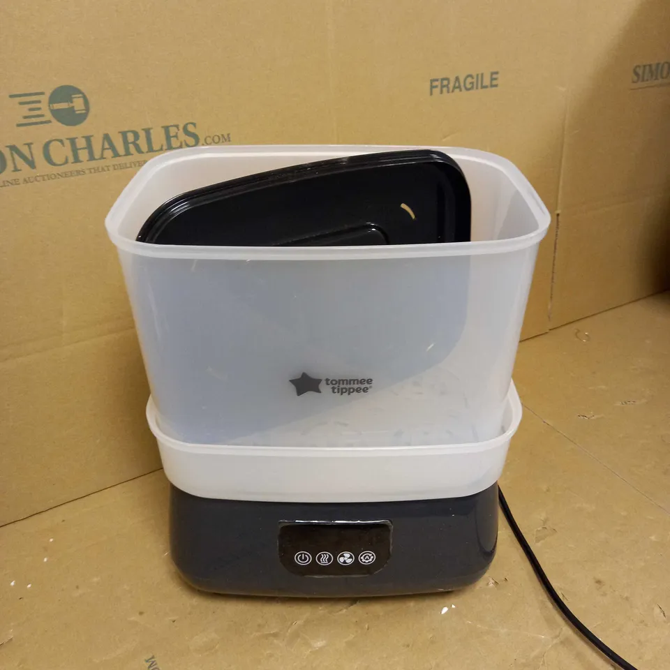 BOXED TOMMEE TIPPEE SUPER STEAM N DRY ADVANCED ELECTRIC STERILISER AND DRYER