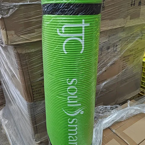 APPROXIMATELY 12 X SOUL SMART EXERCISE MAT - PARROT GREEN