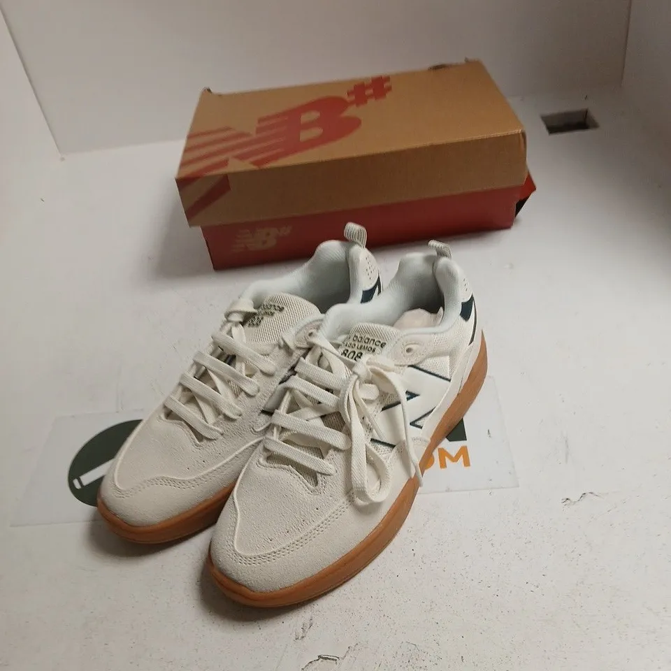 NEW BALANCE NUMERIC 808L TIAGO LEMOS – WHITE/ GUM SOLE (UK 10.5)