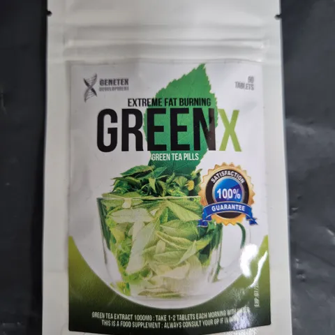 BOX OF APPROXIMATELY 40 PACKS OF CUTS-N-GAINS TABLETS - GREENX (60 TABLETS PER PACK)