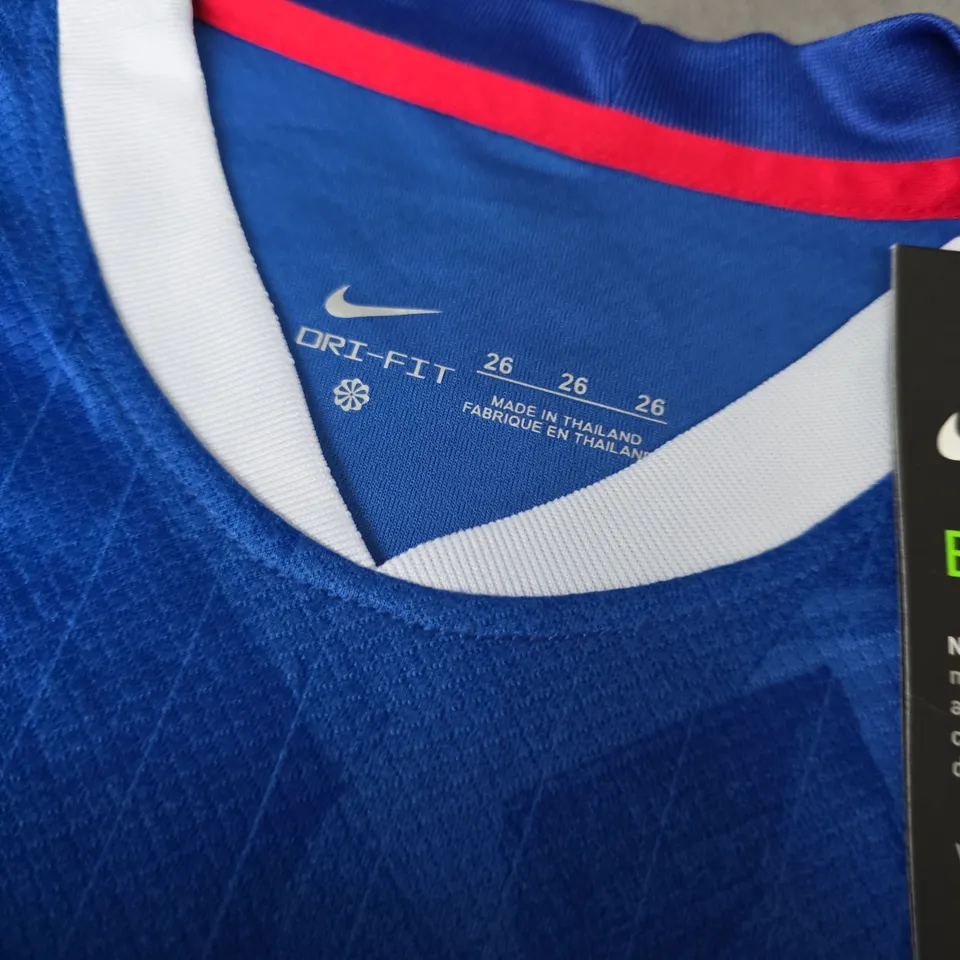 NIKE CHELSEA FC FOOTBALL SHIRT – BLUE DRI-FIT JERSEY SIZE KIDS UNSPECIFIED