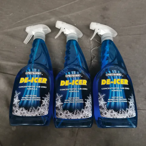 POLYGARD DE-ICER SPRAY – 3 X BOTTLES 