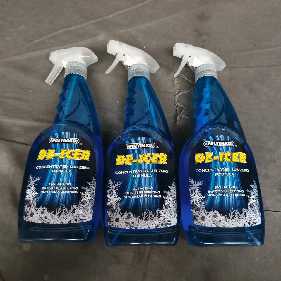 POLYGARD DE-ICER SPRAY – 3 X BOTTLES 