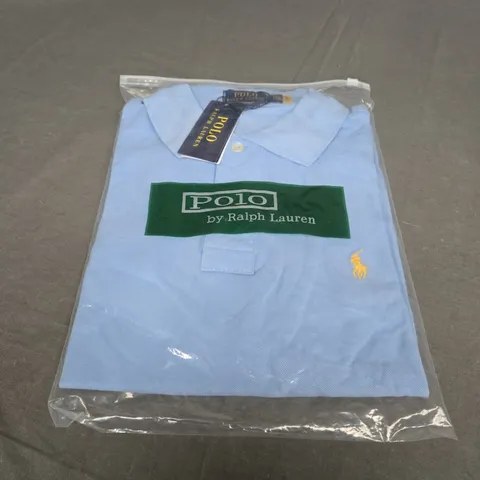 POLO RALPH LAUREN POLO SHIRT IN LIGHT BLUE - SIZE LARGE