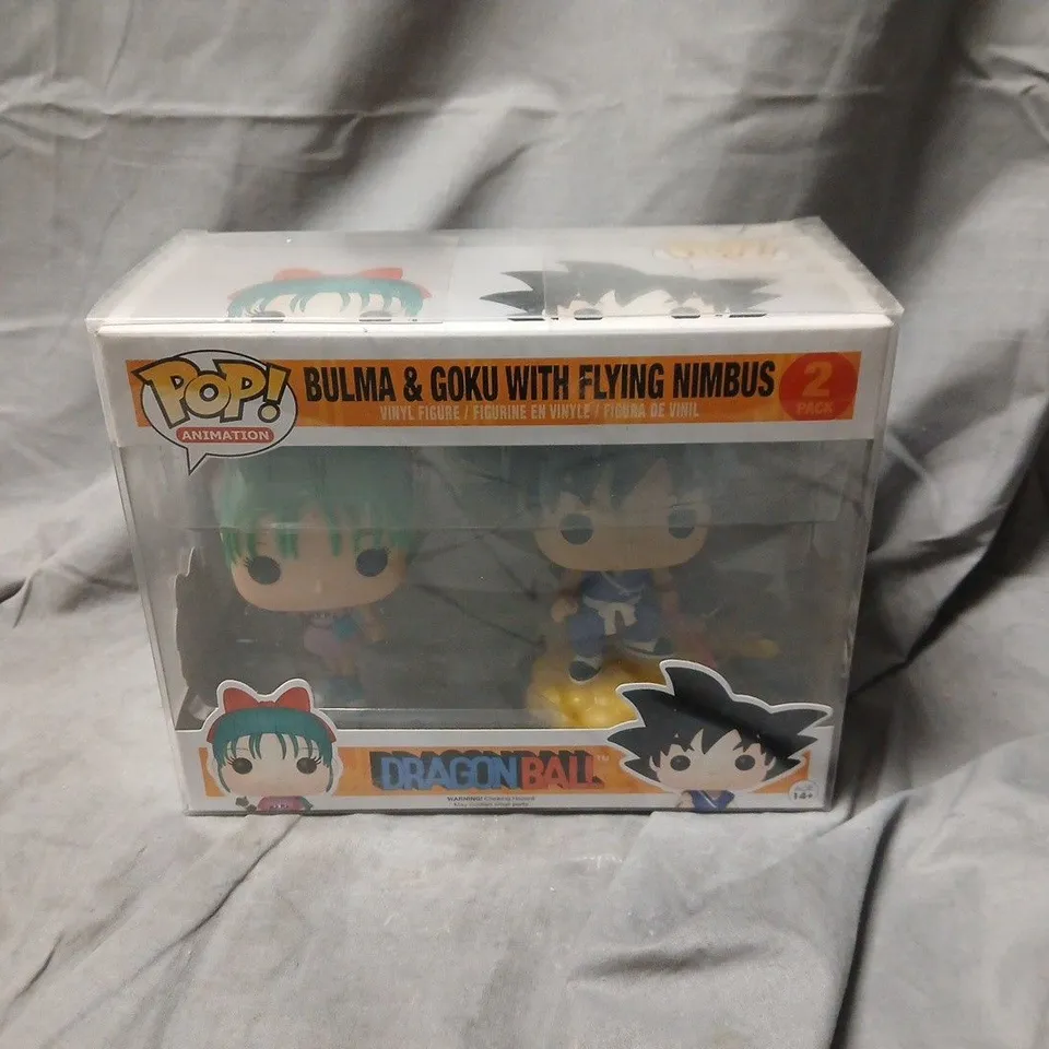 FUNKO POP! ANIMATION BULMA & GOKU WITH FLYING NIMBUS – DRAGON BALL 2-PACK