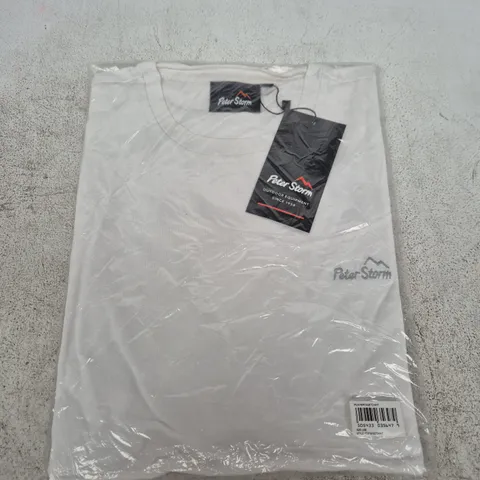 PETER STORM WHITE T-SHIRT – SIZE L