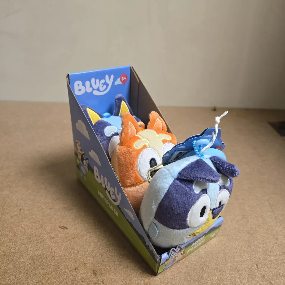BLUEY MINI PLUSH TEDDIES - X3 PER BOX