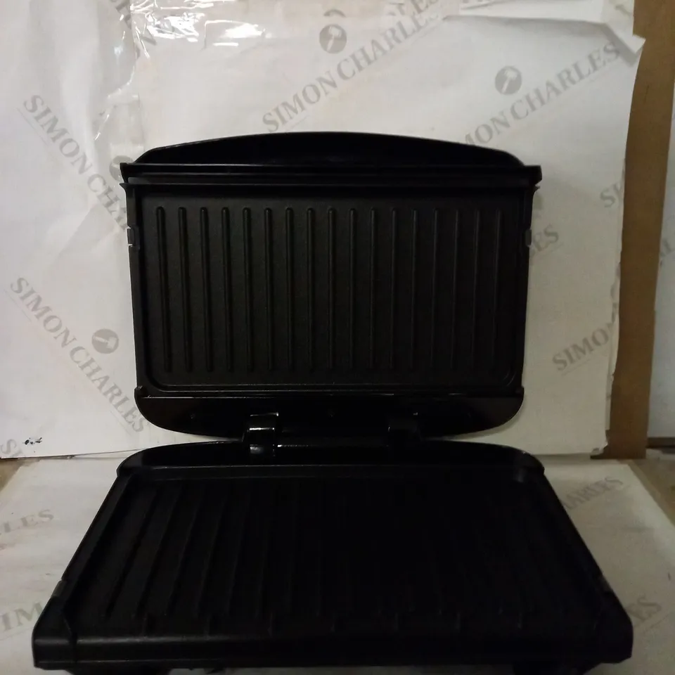 GEORGE FOREMAN MEDIUM REMOVABLE PLATES GRILL, BLACK [24330]