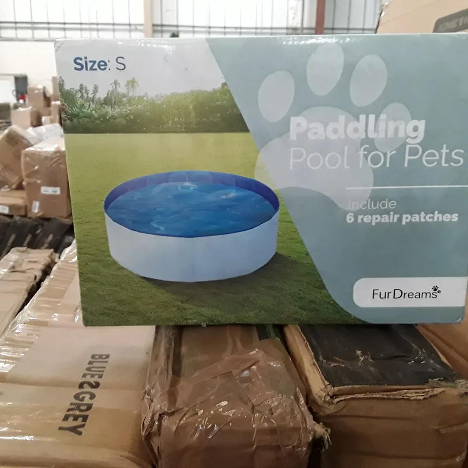 BOXED FUR DREAMS PADDLING POOL FOR PETS - SMALL 