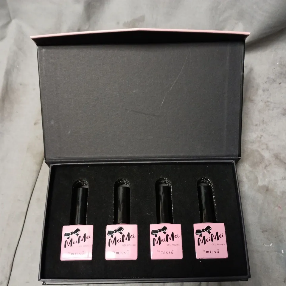 MEIMEI GEL NAIL POLISH SET (4 X BOTTLES) – MISSU