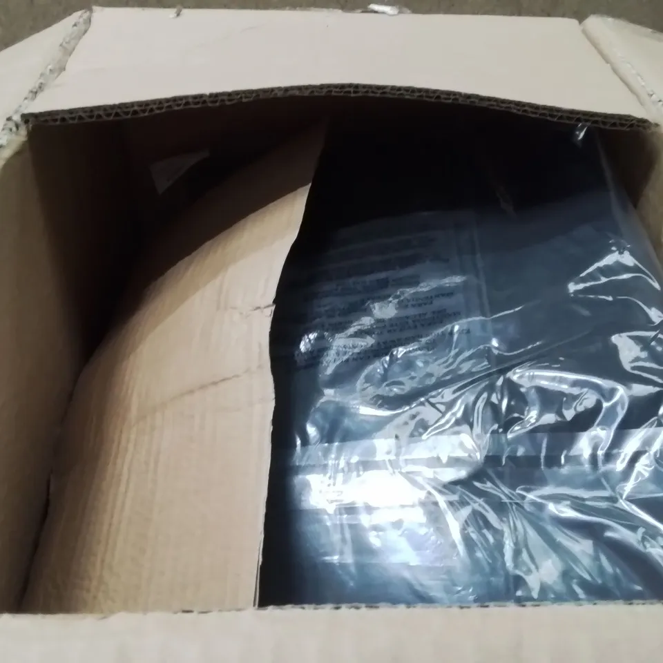 BOXED BRAND NEW APPROXIMATELY 7 JD WILLIAMS HOODED TRENCH COAT BLACK SIZE 14
