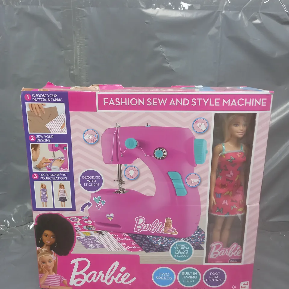 BOXED AND SEALED BARBIE SEWING MACHINE WITH DOLL 