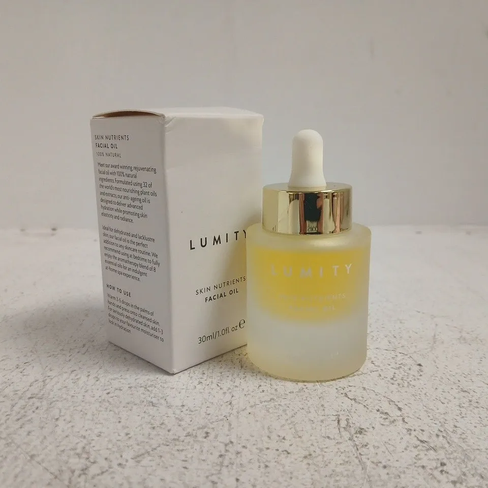 LUMITY SKIN NUTRIENTS FACIAL OIL – 30ML