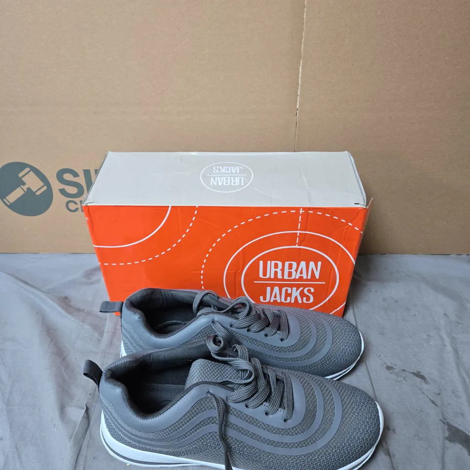 URBAN JACKS GREY RUNNING SHOES – UK 9.5 (US 10)