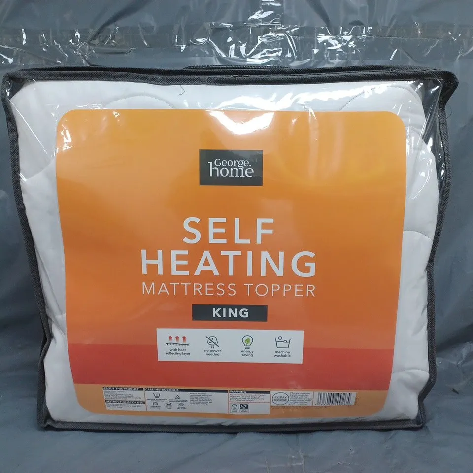 KING SIZE SELF HEATING MATTRESS TOPPER