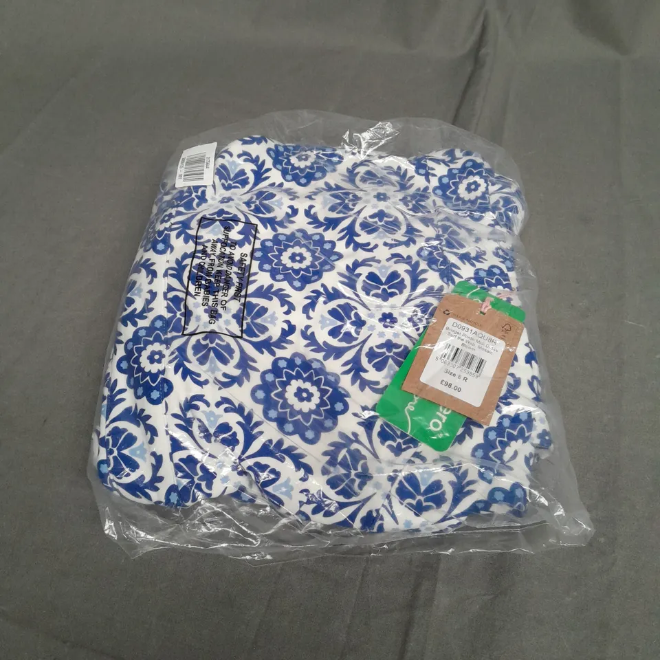 SEALED BODEN BRIDGET PONTE MIDI DRESS SURF THE WEB - 8R