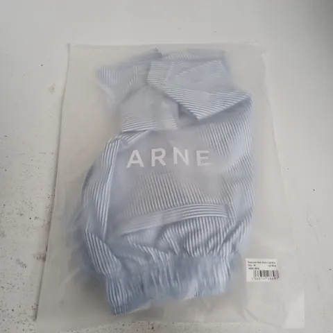 BAGGED ARNE SEERSUCKER SWIM SHORT IN LIGHT BLUE - MEDIUM
