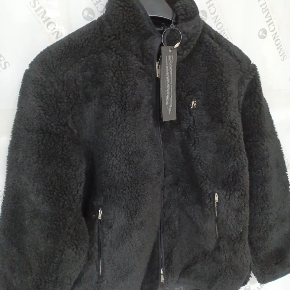 REPRESENT FLEECE ZIP THROUGH JACKET SIZE M